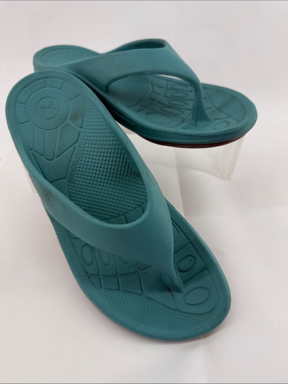 AETREX Comfort Foam Teal Women's Flip Flops